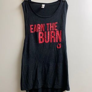 Size small earn the burn tank